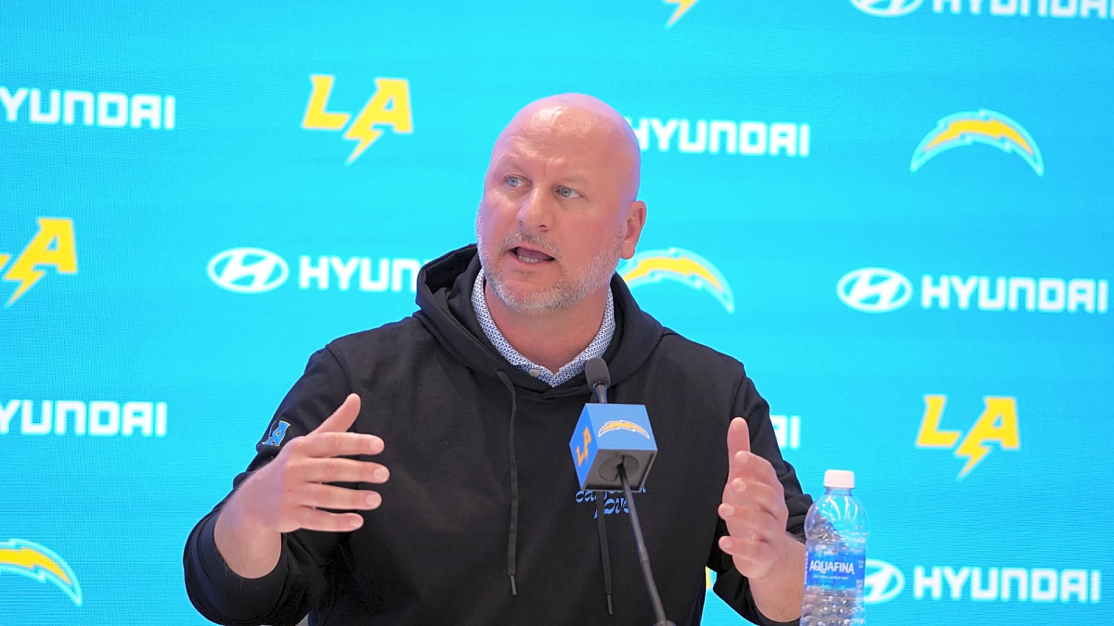 Chargers GM Joe Hortiz addresses team's WR plans
