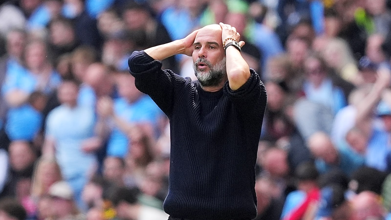 The starting lineups are in ahead of Manchester City’s clash with Crystal Palace
