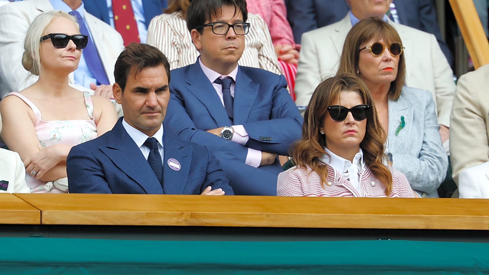 (In Images) Roger Federer Tests New Wilson Rackets During Practice at Wimbledon