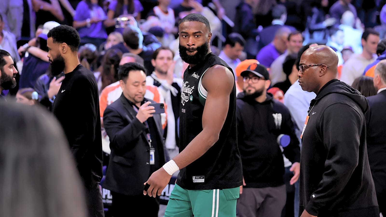 Brian Windhorst Gets Heckled By Knicks Fan After Celtics&#39; Season Ends