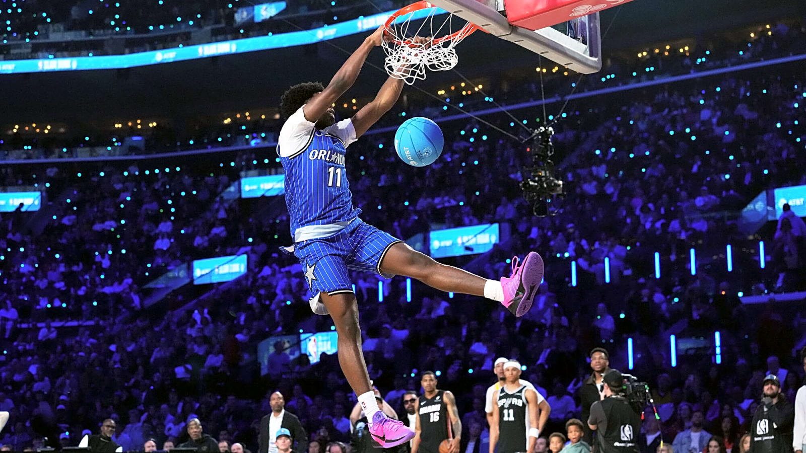 Jase Richardson suffered scary fall during NBA dunk contest