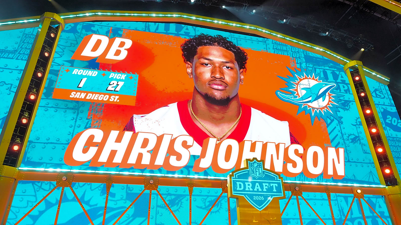 Trade details: Dolphins move up for CB Chris Johnson