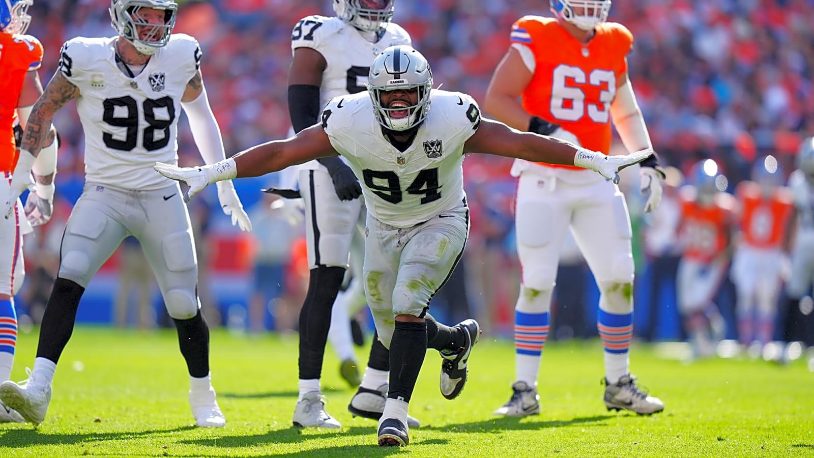 The Raiders cut him and voided $35 million but the NFL didn’t get the memo