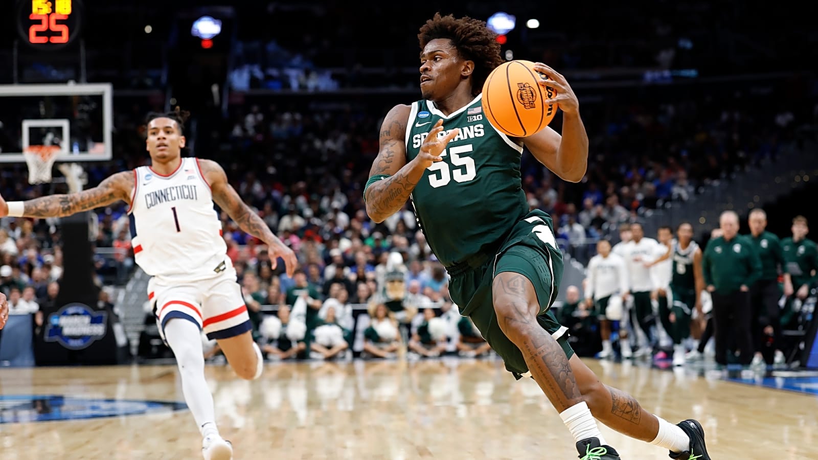 MSU Basketball Star Plays Pick-Up Vs. Students