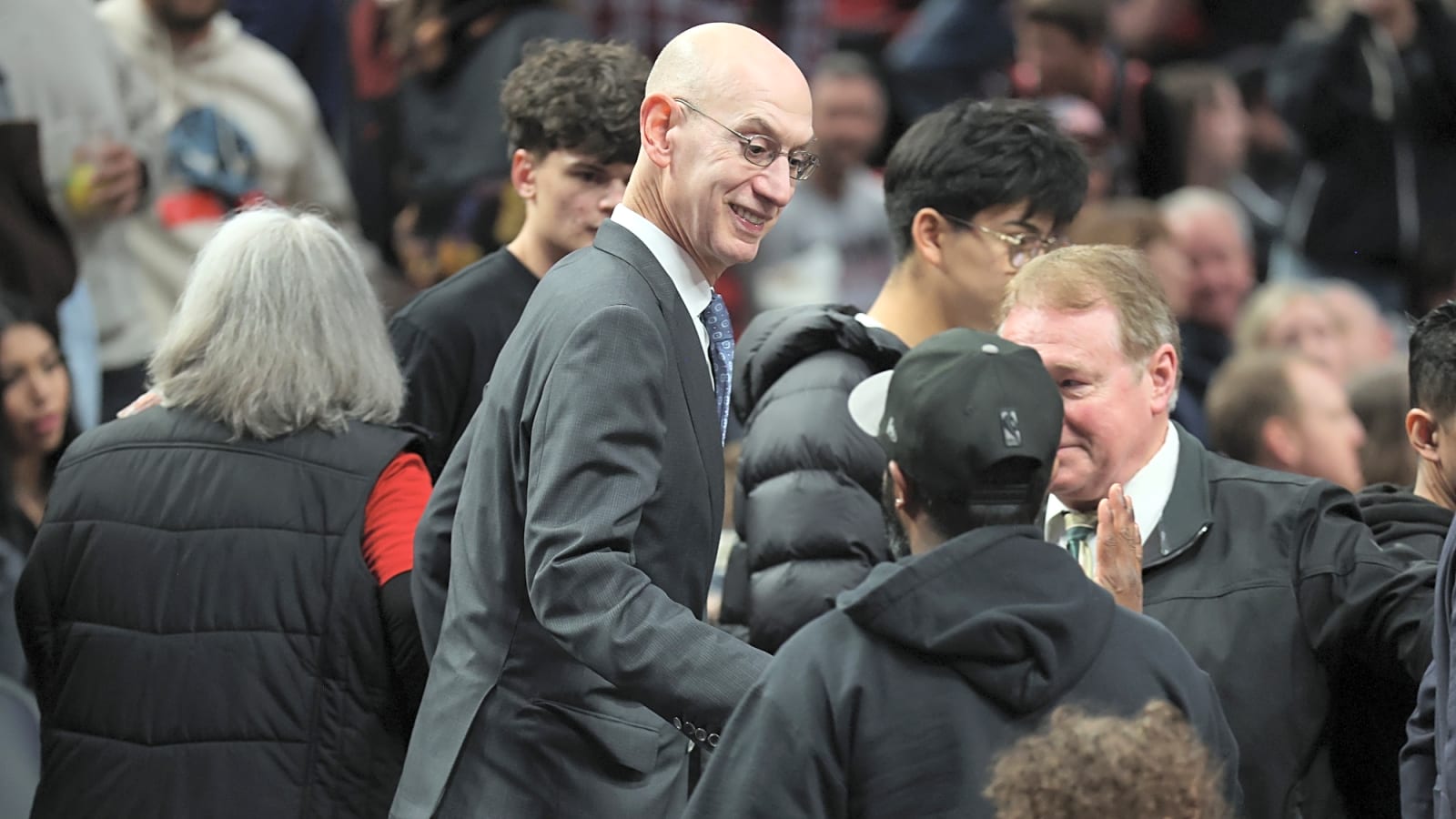 Adam Silver addresses NBA flopping, officiating criticism