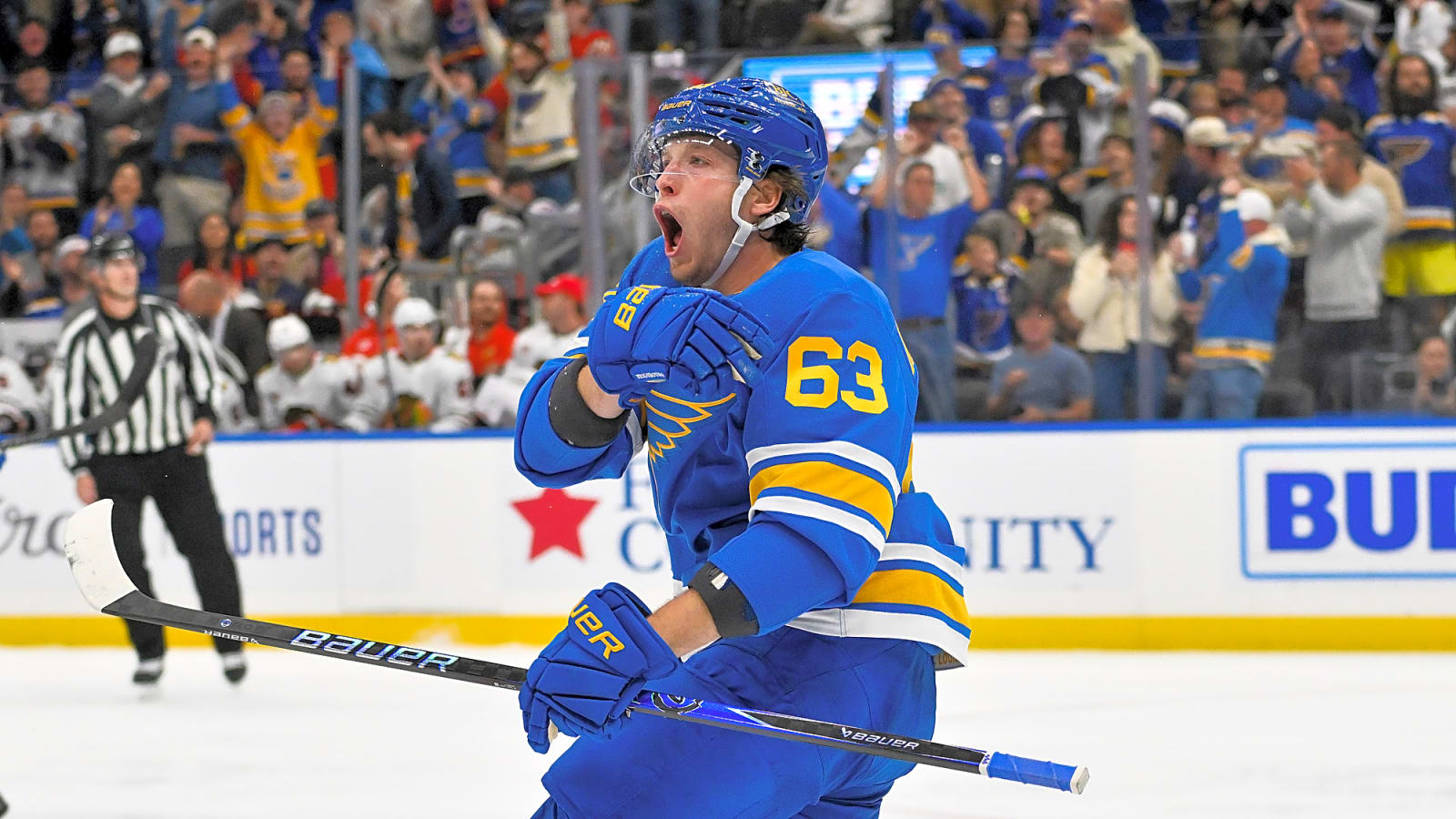 Blues’ Jake Neighbours out five weeks with right leg injury