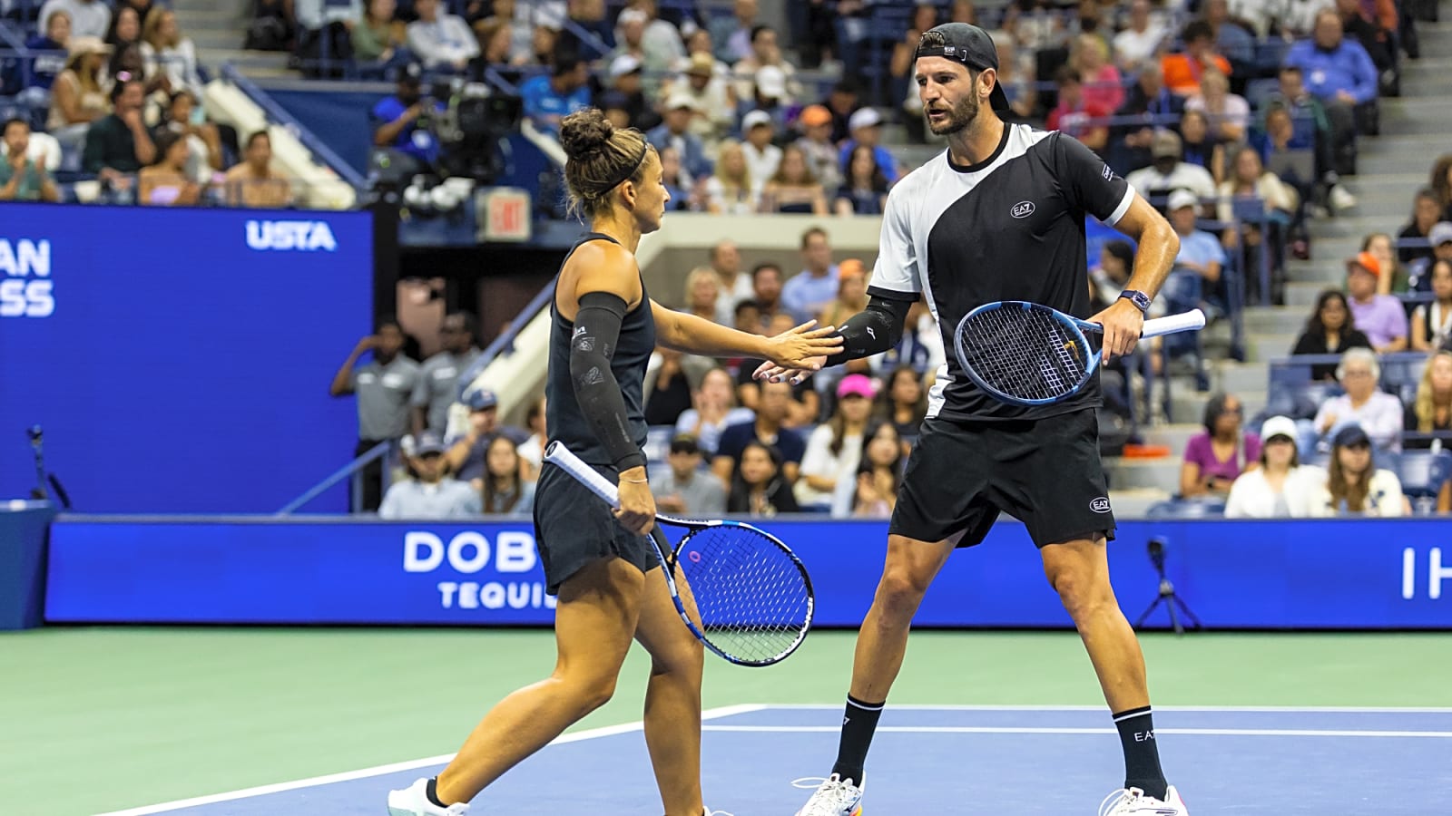 Defending champions Sara Errani and Andrea Vavassori book their place in the US Open mixed doubles Final