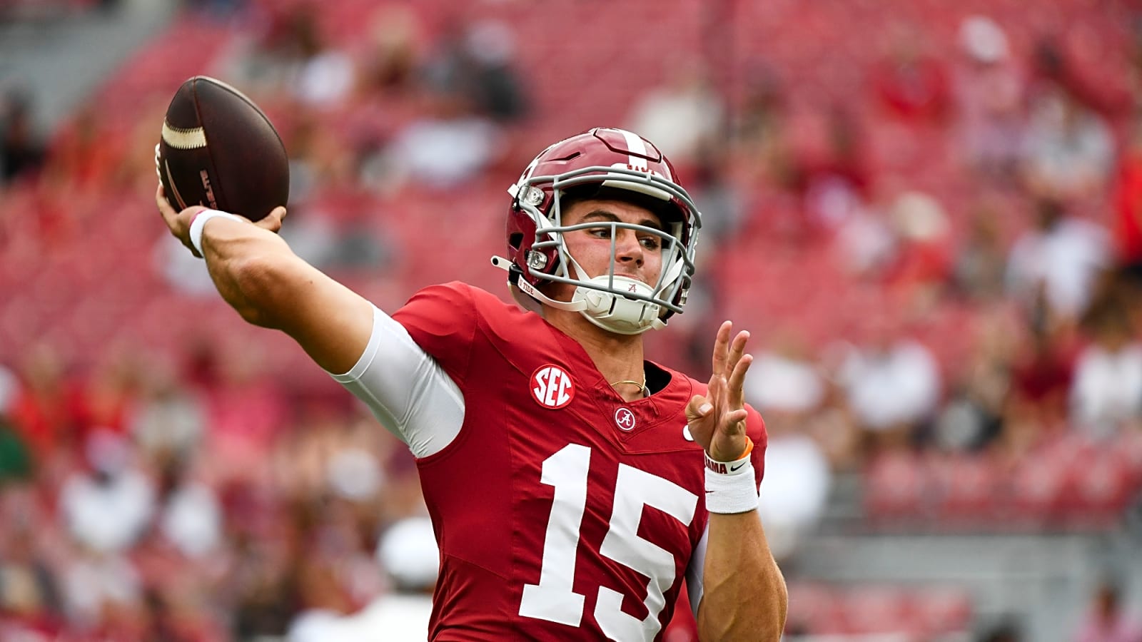 Watch: Ty Simpson impresses Peyton Manning by launching a deep pass