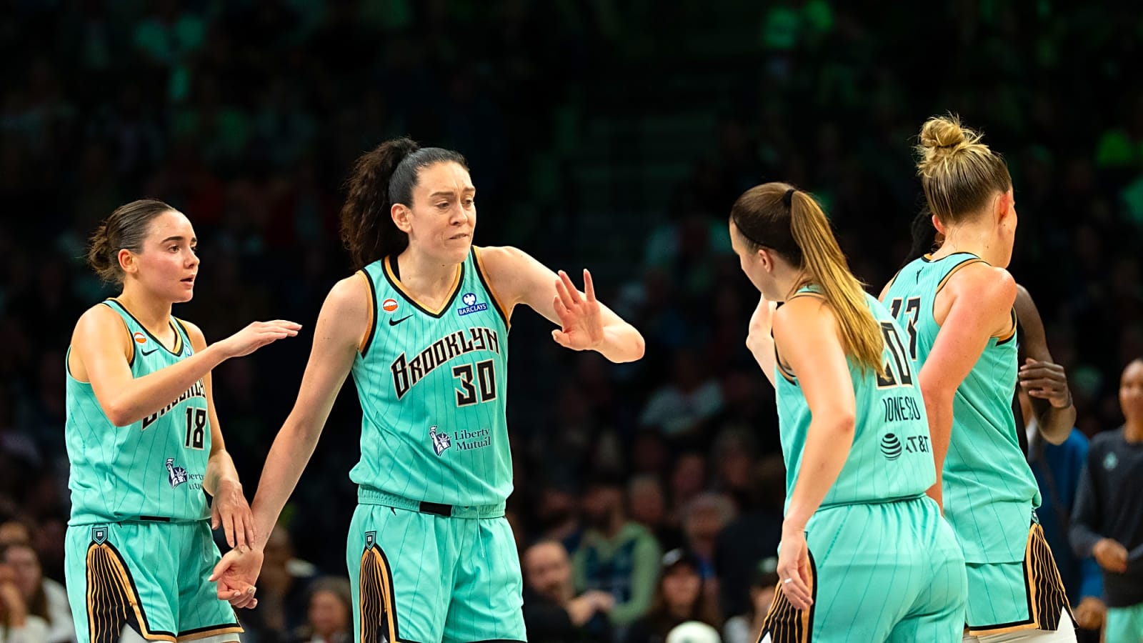 Breanna Stewart. third-quarter surge key Liberty rout of Tempo