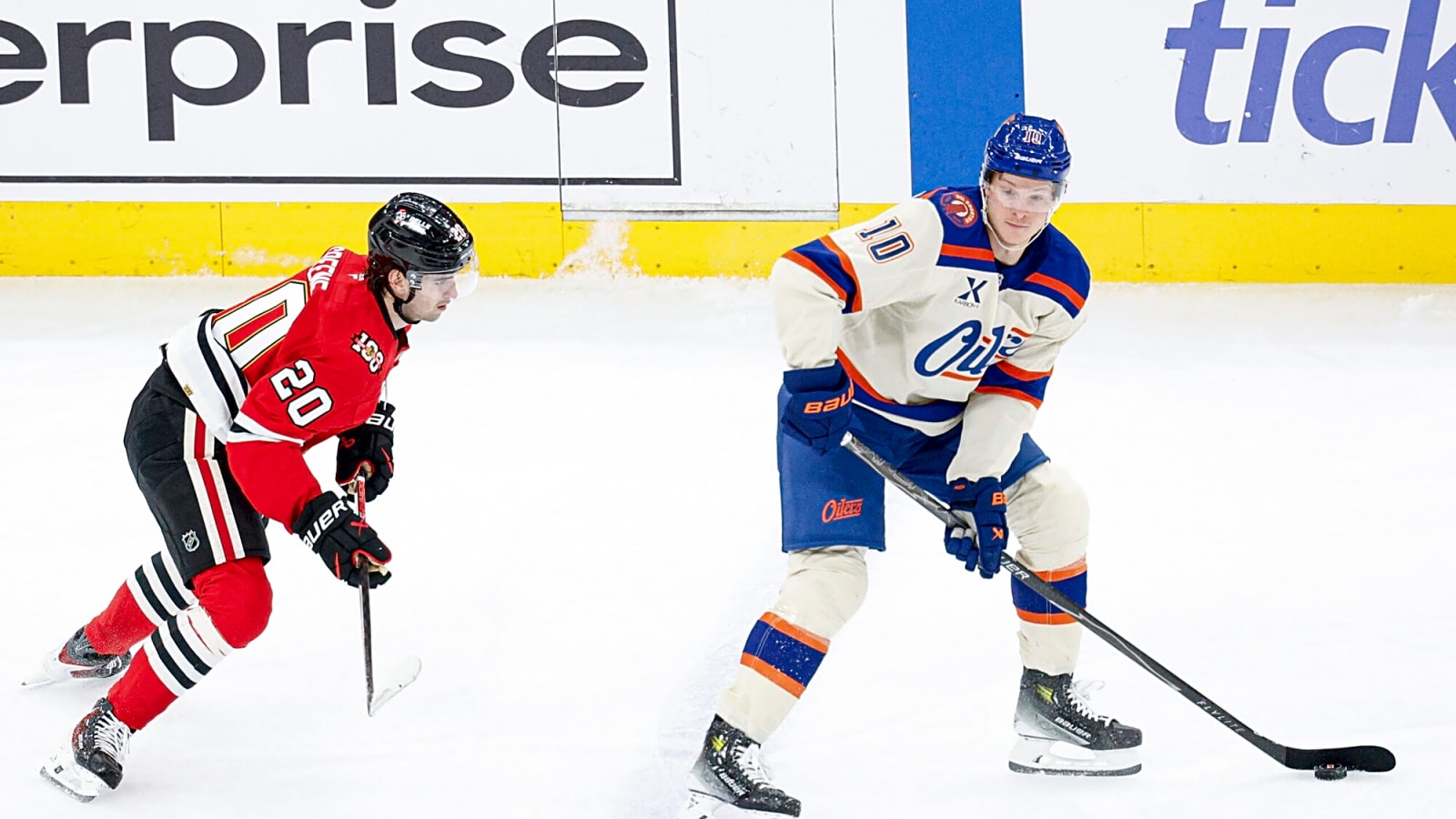 Oilers’ Trent Frederic trending upward after being healthy scratched