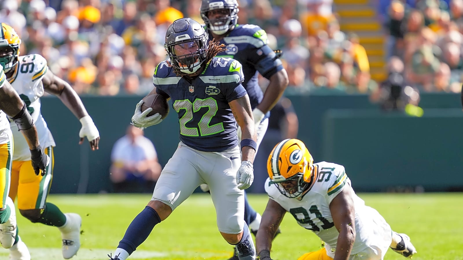 Seahawks Make Six Practice Squad Moves, Cut RB Damien Martinez