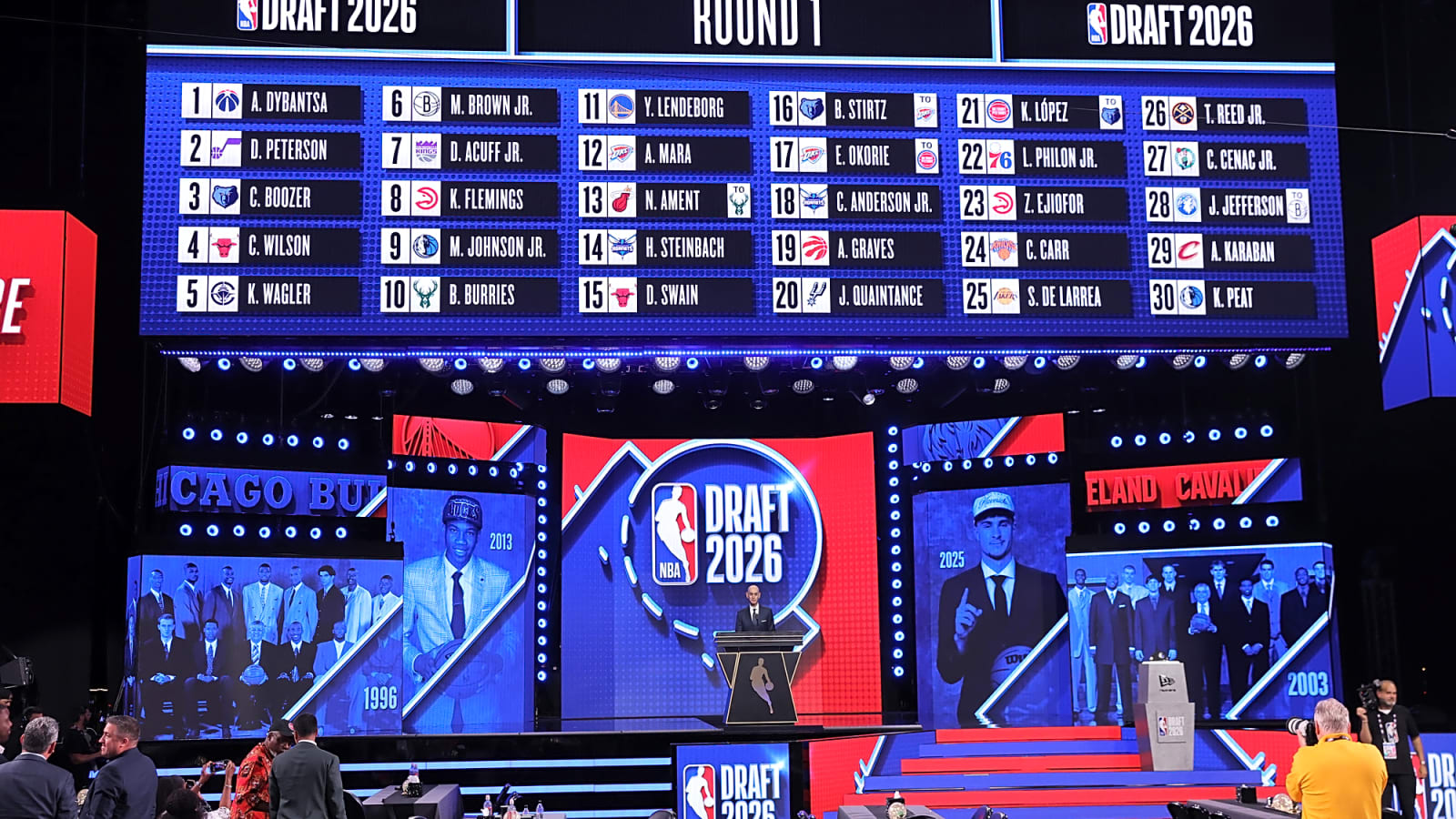 Sergio De Larrea to Mavericks at No. 25