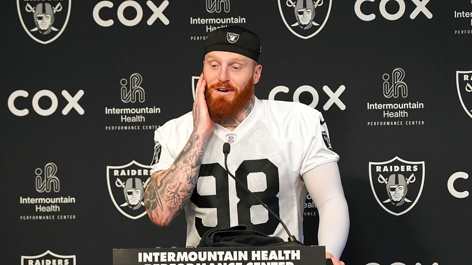 Crosby gives Raiders camp its pulse on Day 1