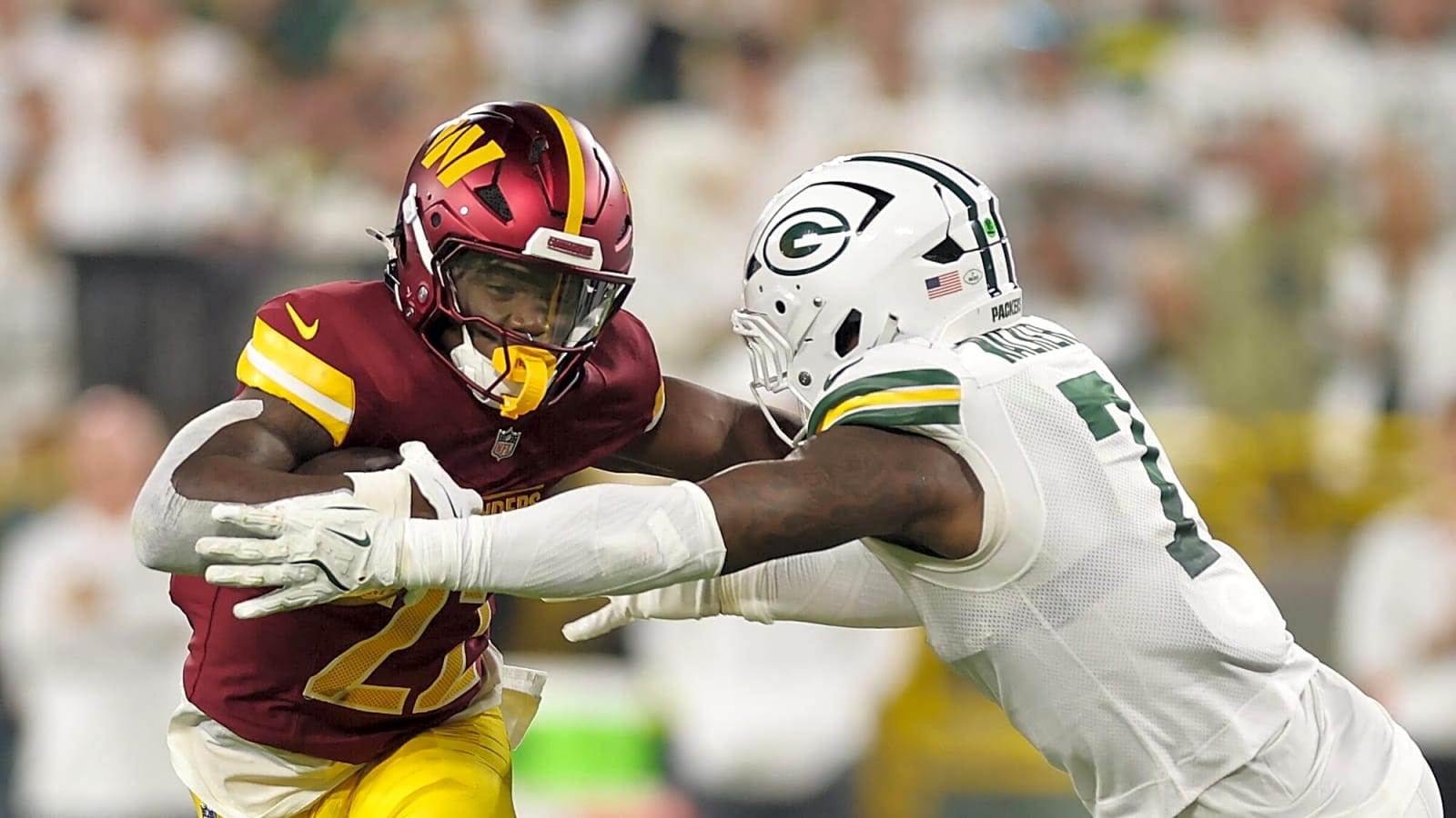 Commanders’ RB Bill Croskey-Merritt gives profound answer to early success, ‘nothing is going to…’