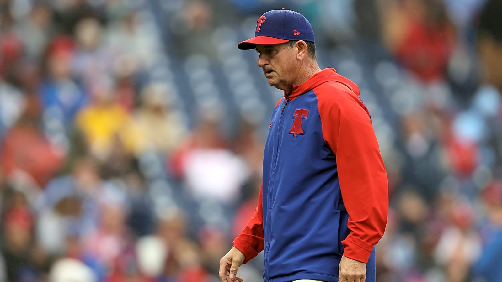 Phillies manager explains why team did not retaliate for Harper HBP