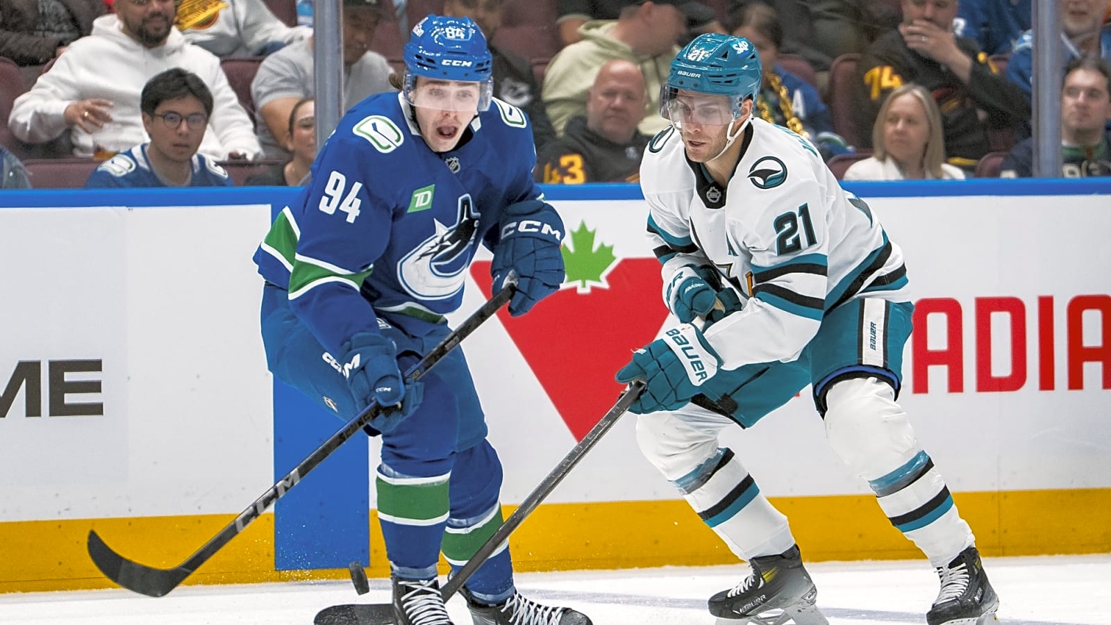 Should the Canucks trade for Sharks centre Alex Wennberg?