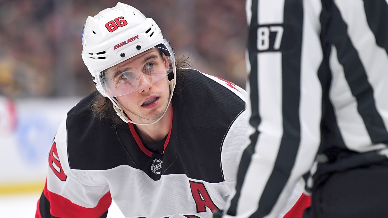 Devils' Jack Hughes confused by awkward joke about extensive injury history