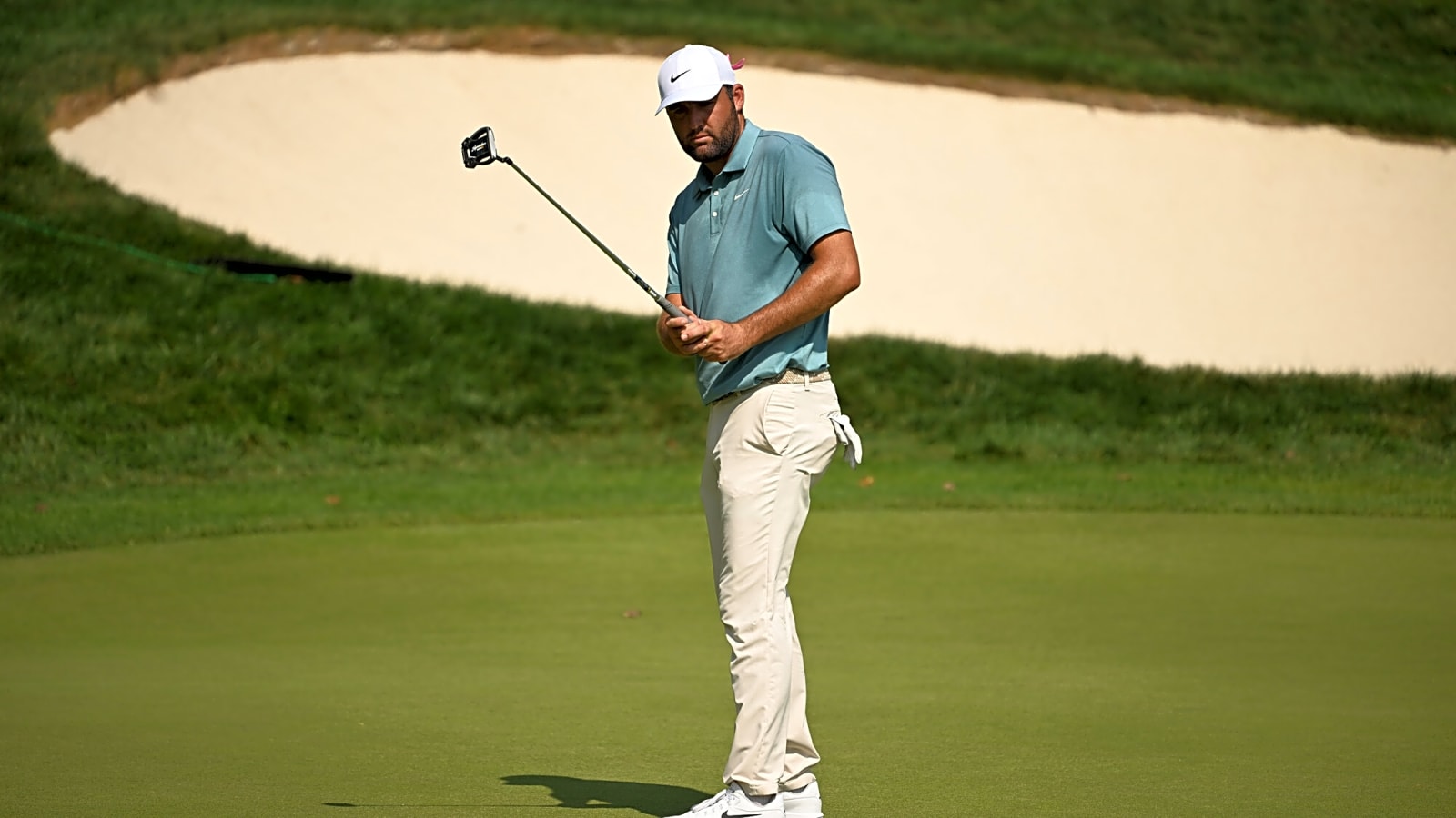 Scottie Scheffler makes shot of the year to put BMW Championship away
