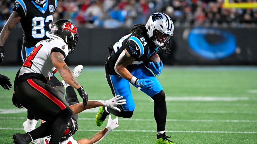 Familiar debates are starting to emerge in the Panthers backfield between Chuba Hubbard and Jonathon Brooks after OTAs
