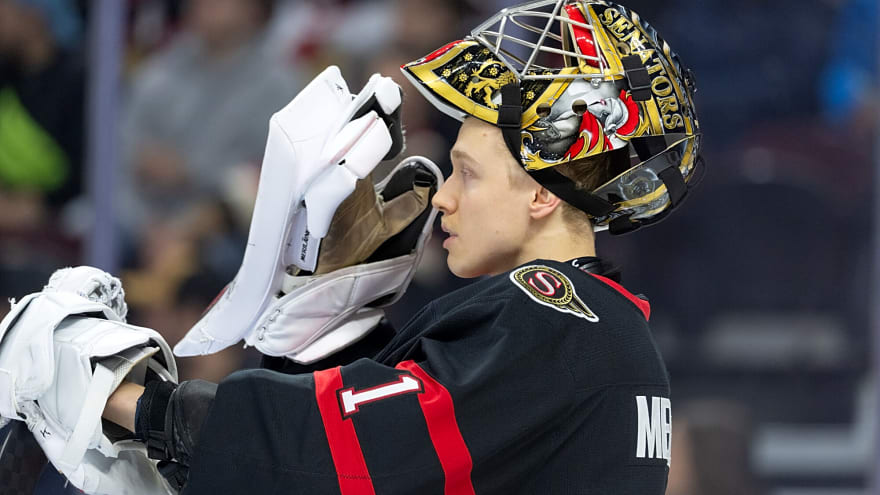 Canucks claim goaltender Leevi Meriläinen off NHL waivers