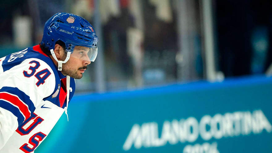 Guentzel on Matthews’ hot tournament: ‘You guys put a lot of heat on him for no reason’