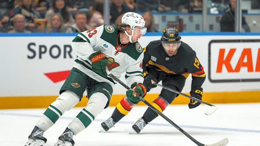  Canucks start strong but fall 4-2 to Wild in Hughes’ return to Vancouver