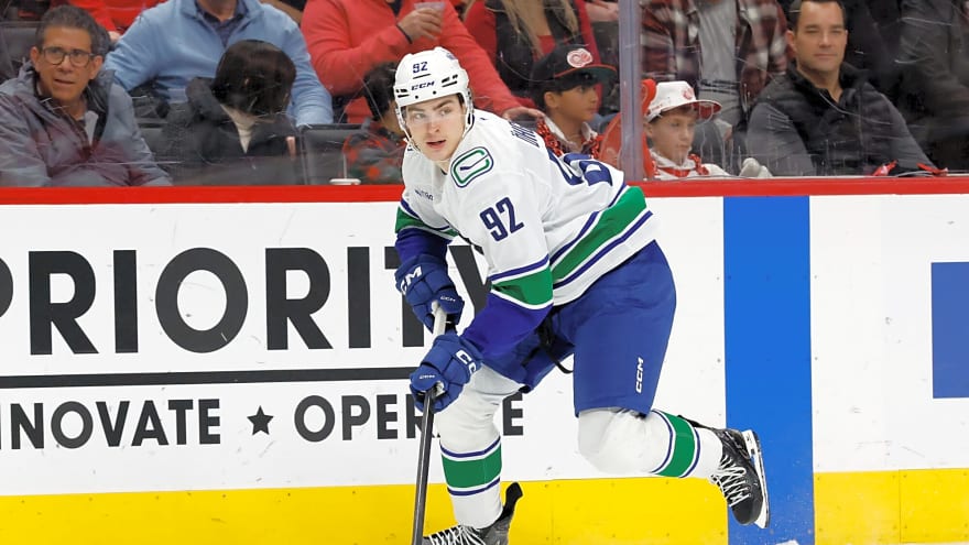 The Statsies: Liam Öhgren leads Canucks in xGF% in 5-1 loss vs Red Wings