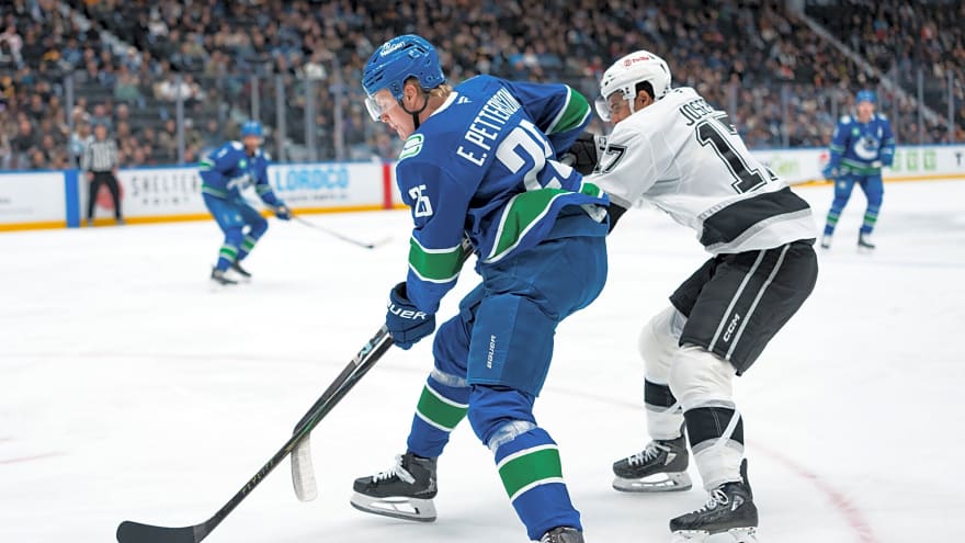 The Statsies: Elias Pettersson (D) leads Canucks in CF% and xGF% in blowout loss to Kings