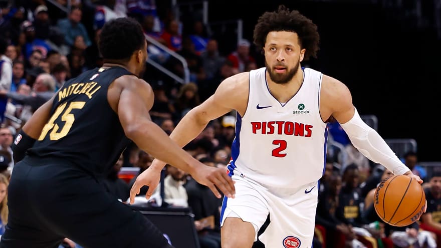 Pistons, Cade Cunningham show Cavaliers, Donovan Mitchell who's boss in Game 2
