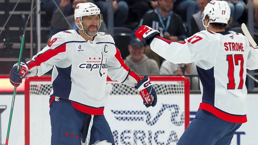 Capitals’ Ovechkin moves into fourth all-time in NHL hat tricks