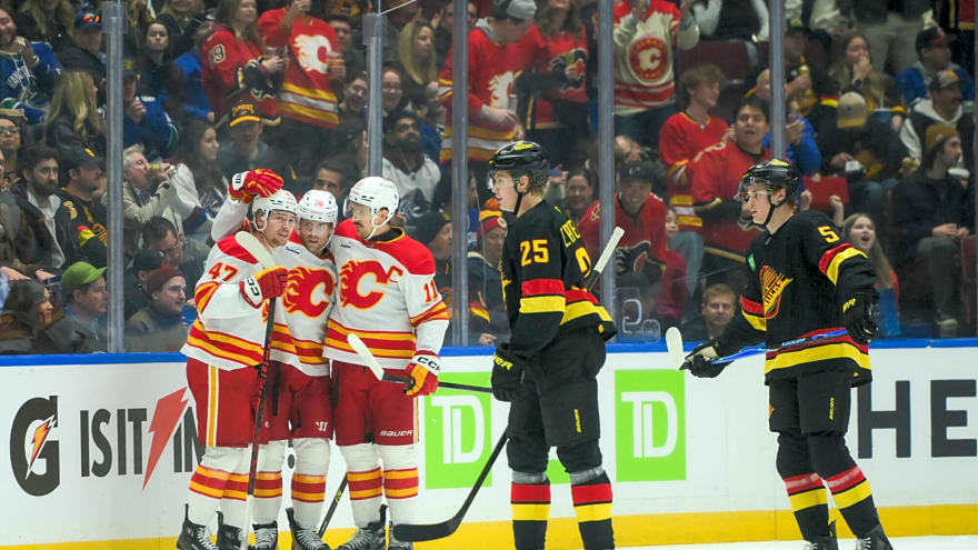  Canucks crash and burn in 5-2 loss to Flames