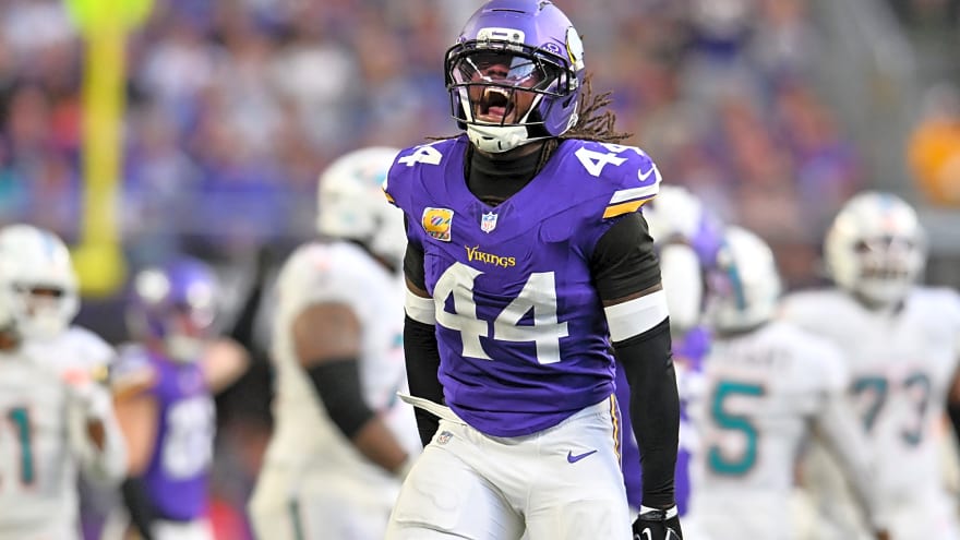 Unpredictable: Josh Metellus, Harrison Smith and Blake Cashman have made the Vikings D nearly impossible to decipher