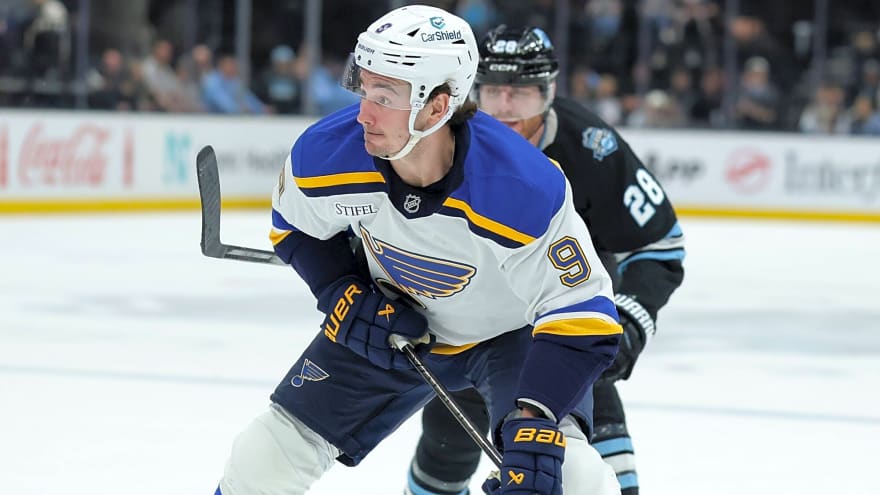Blues place Alexandre Texier on unconditional waivers