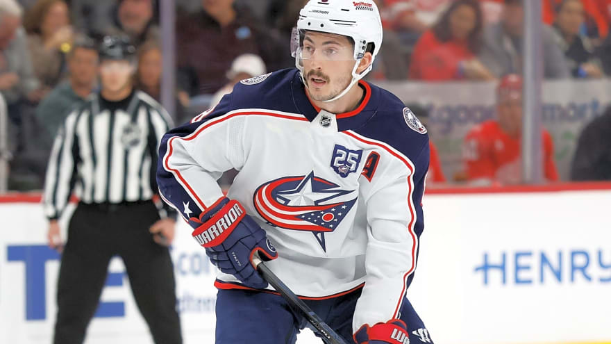 Blue Jackets’ Werenski, Olivier leave game against Capitals due to injury