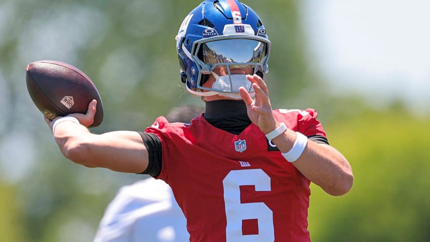 Grok simulates the New York Giants’ 53-man roster and starting lineup after the first week of training camp at The Greenbrier