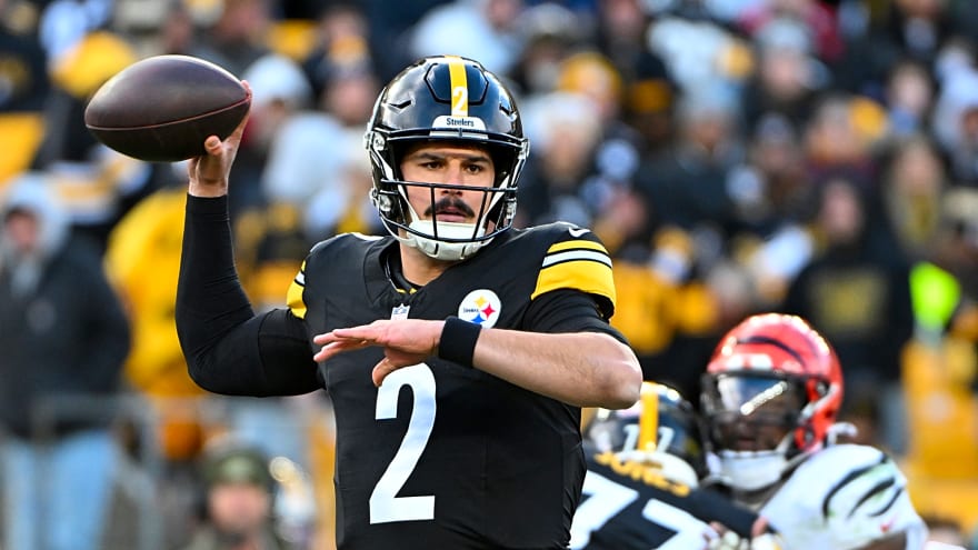 Steelers&#39; Mason Rudolph Commends The Exact Unit That Put Aaron Rodgers In Jeopardy