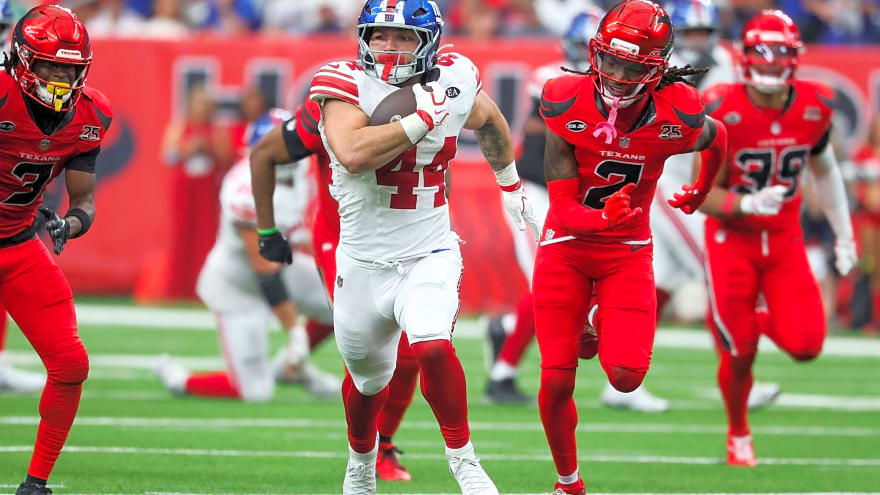 Cam Skattebo takes aim at the NFL after big New York Giants win, and the league immediately proved him right