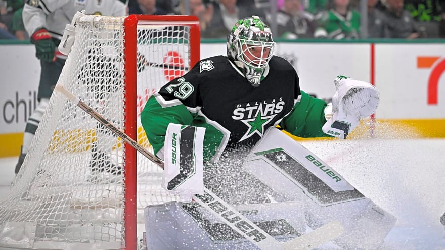Jake Oettinger is losing the goalie battle for Stars