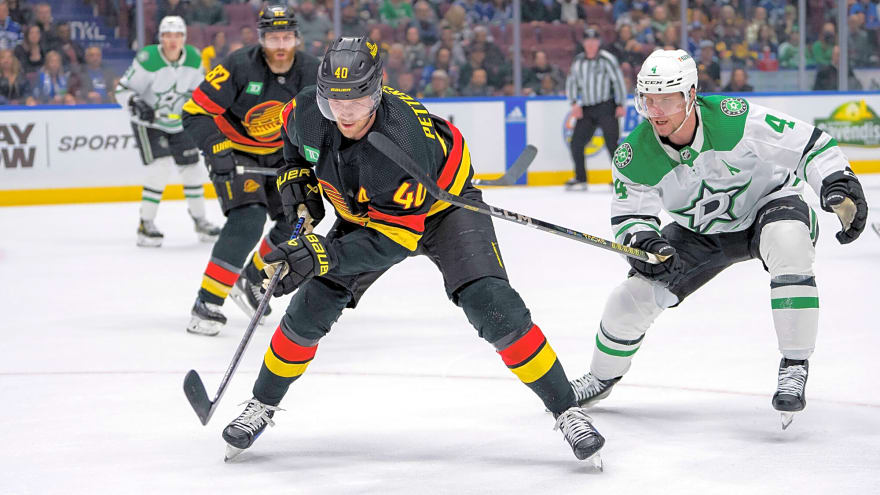 Scenes from morning skate: Pettersson returns to regular deployment for Canucks vs. Stars