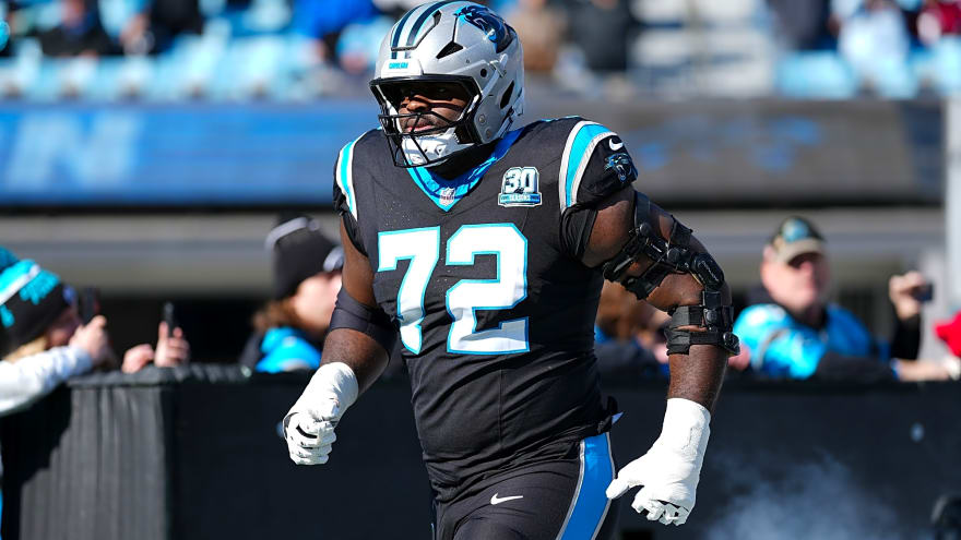 RT Taylor Moton hopes to finish career with Panthers