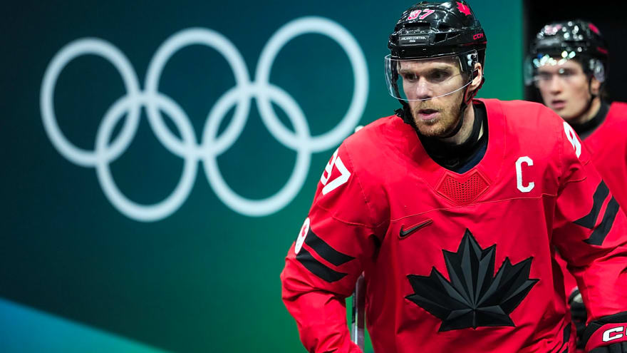 Canada’s McDavid sets new single-tournament Olympic hockey record for points in NHL era