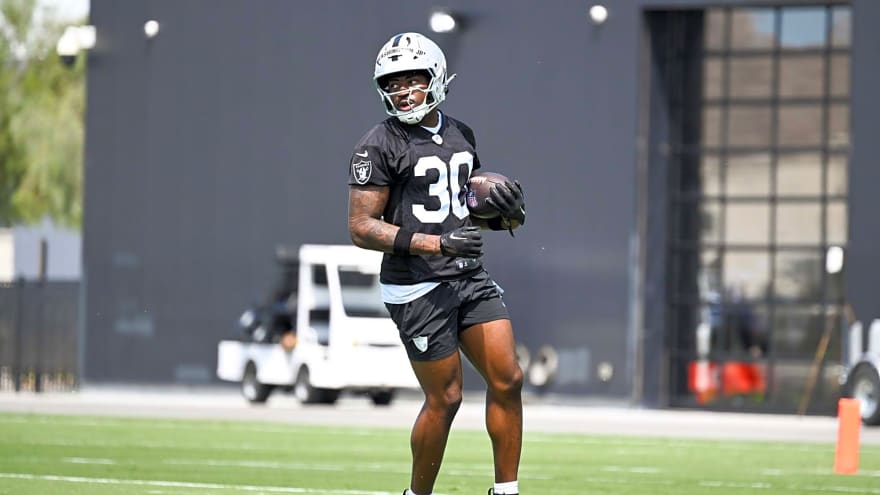 Las Vegas Raiders rookie is already finding himself ahead of schedule at training camp even though it just started