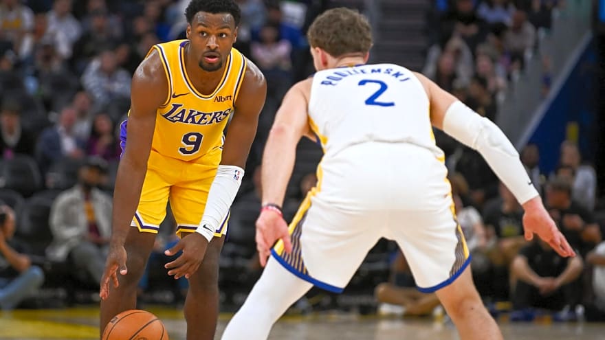 Lakers Player Ratings: Bronny Starts In Place Of Luka But Can’t Prevent 26-Point Blowout Loss
