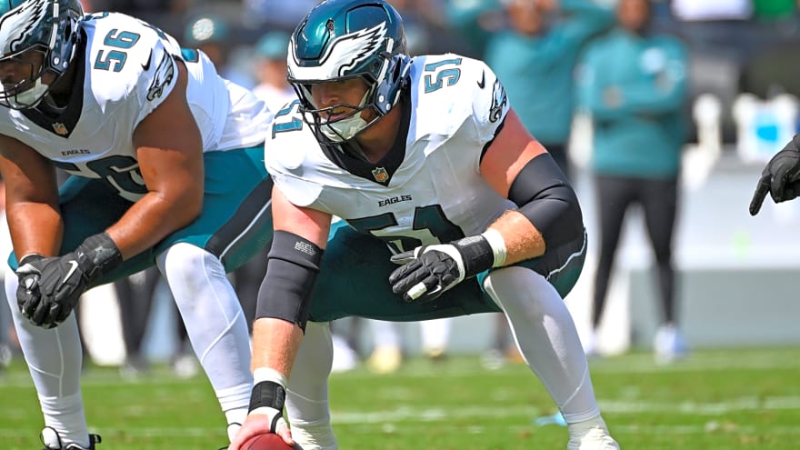 Eagles C Cam Jurgens Addresses Recovery From Back Surgery