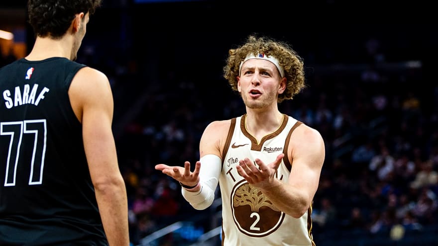 NBA trade idea sends Warriors’ Brandin Podziemski to Mavericks