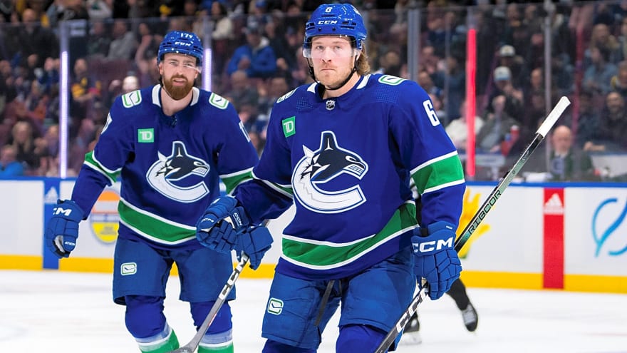 Scenes from practice: Maintenance days once again for Canucks veterans Hronek, Boeser & Kane; all expected to play on vs. LA