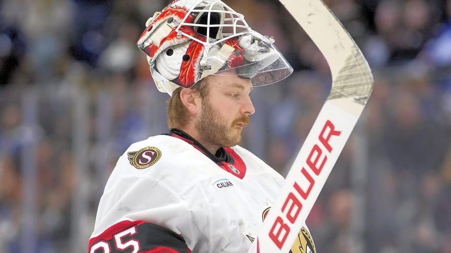 Sens move Linus Ullmark to non-roster spot, activate Lars Eller