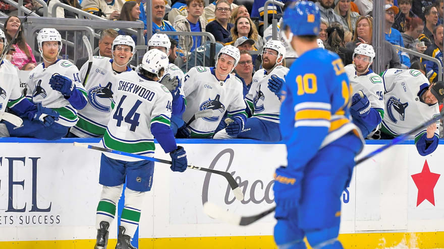 The Statsies: Kiefer Sherwood tallies Canucks’ best xGF in shootout win vs. Blues
