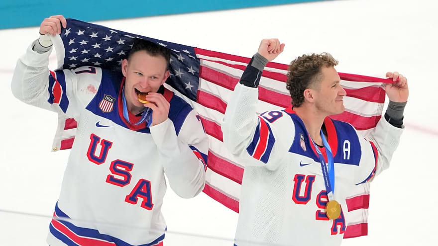 USA’s Brady Tkachuk says team ‘can’t be in control’ of what Trump says