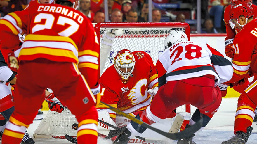 Three crucial minutes for Flames led to big victory over Carolina